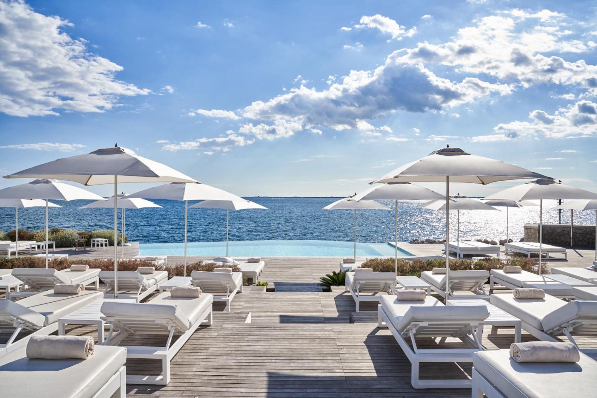 Апартаменты Portopiccolo Designer Penthouse Систиана Экстерьер фото